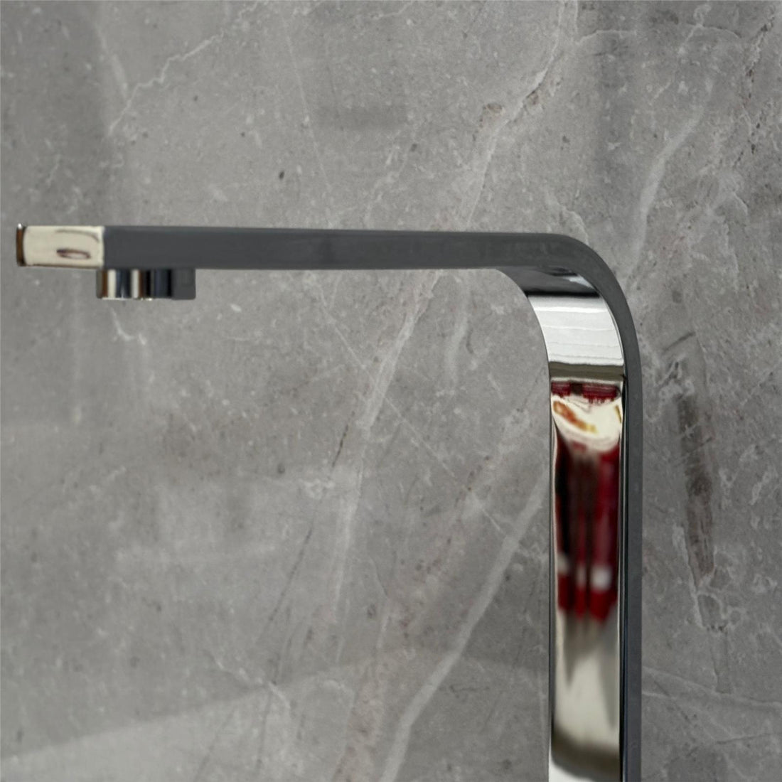 Liquida EB402CH Flat Style Modern Dual Lever Chrome Kitchen Mixer Tap