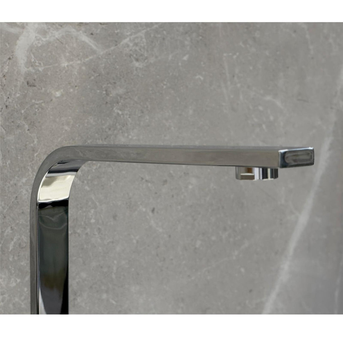 Liquida EB402CH Flat Style Modern Dual Lever Chrome Kitchen Mixer Tap