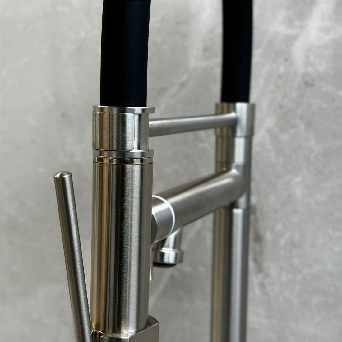 Liquida GD385BS Single Lever Multi Use Pull Out Brushed Steel Kitchen Mixer Tap