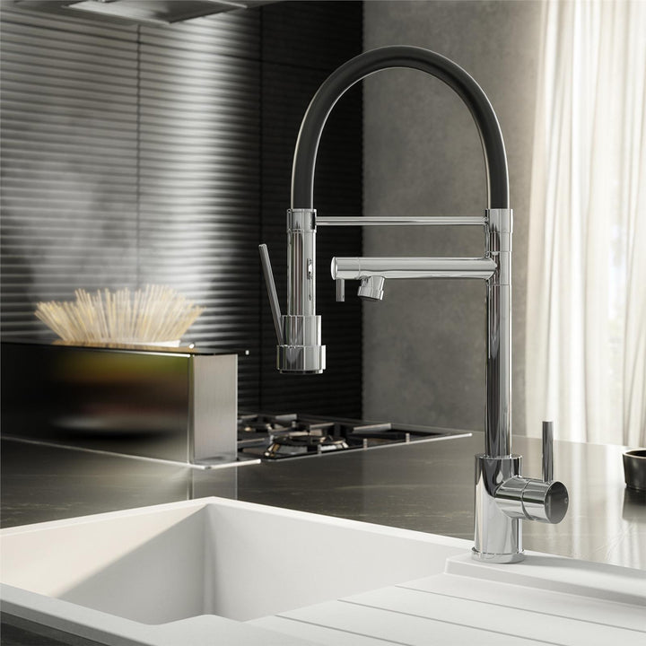 Liquida GD386CH Single Lever Multi Use Pull Out Chrome Kitchen Mixer Tap