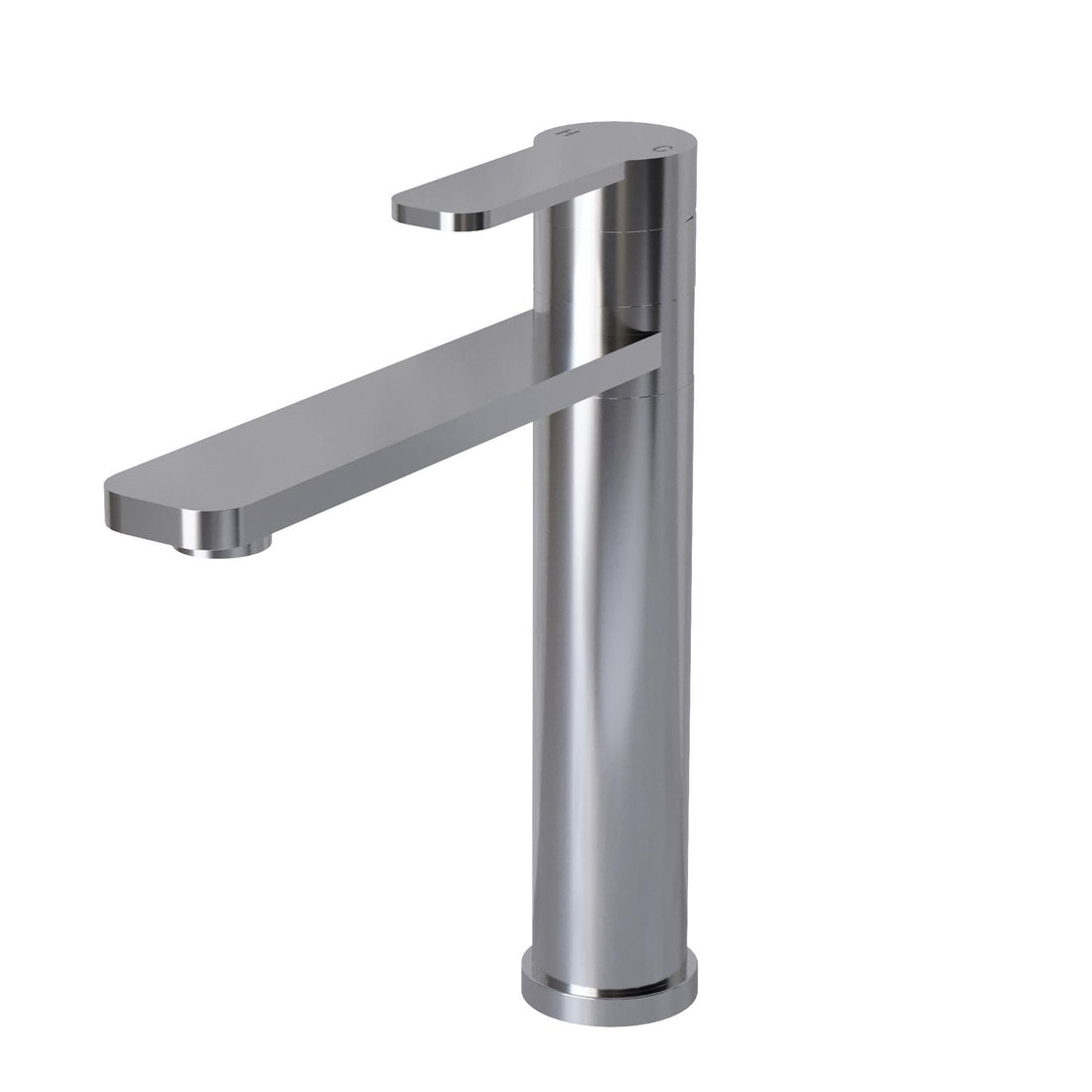 Liquida LX388CH Single Lever Pillar Style Swivel Spout Kitchen Tap In Chrome