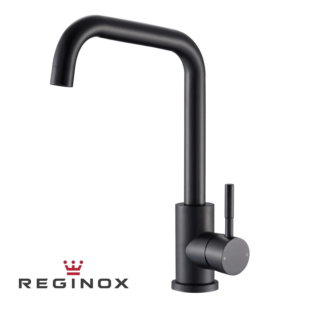 Reginox NERA MB Single Lever Kitchen Mixer Tap In Matt Black