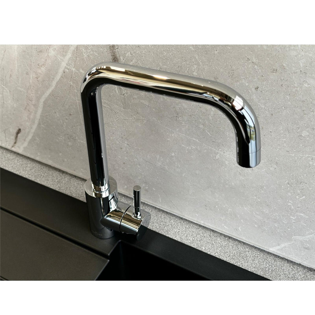 Reginox Salina CH Single Lever Square Neck Chrome Kitchen Mixer Tap
