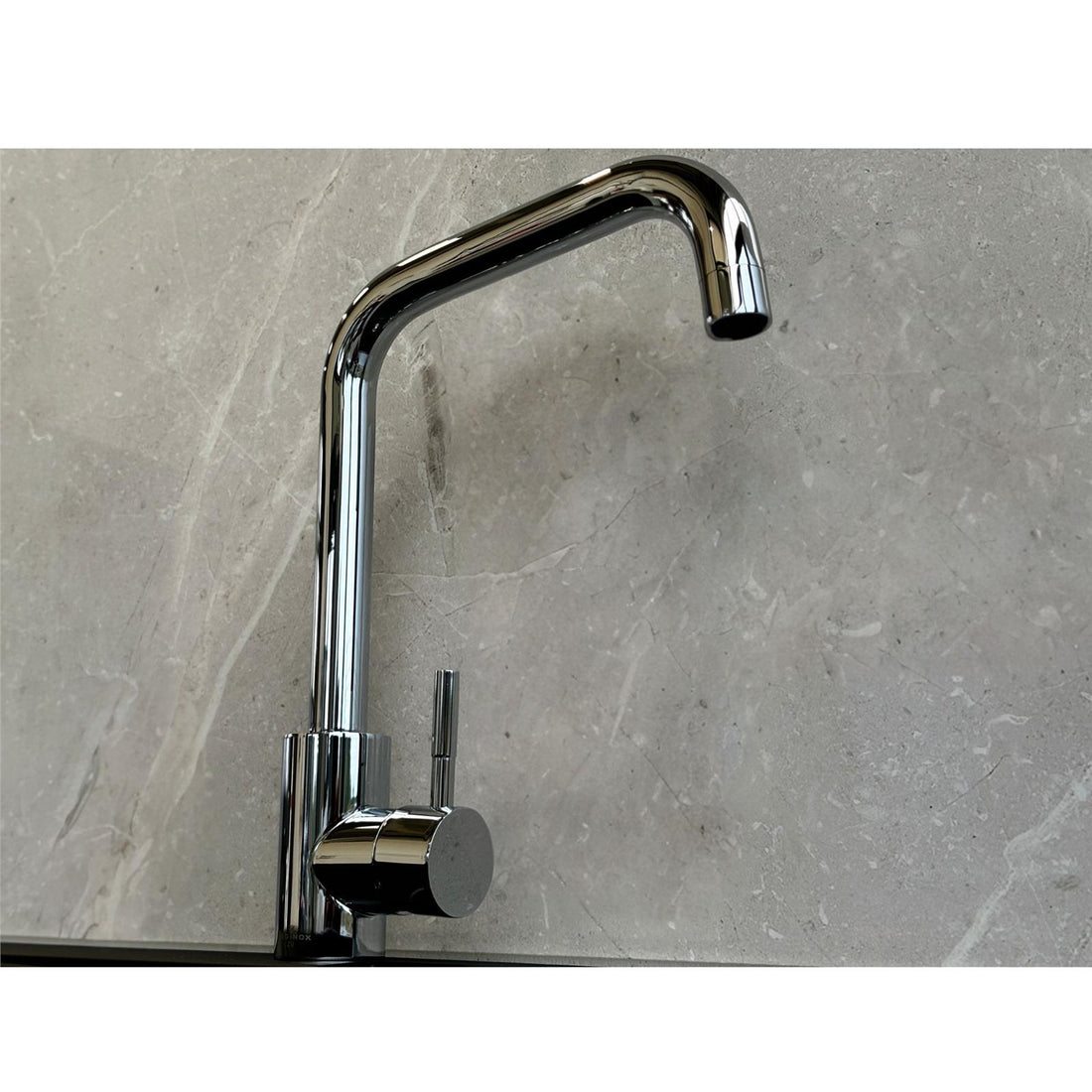 Reginox Salina CH Single Lever Square Neck Chrome Kitchen Mixer Tap