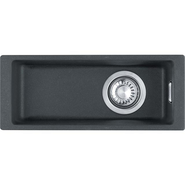 Franke Sirius SID110-16CB 1.0 Bowl Tectonite Undermount Black Kitchen Sink