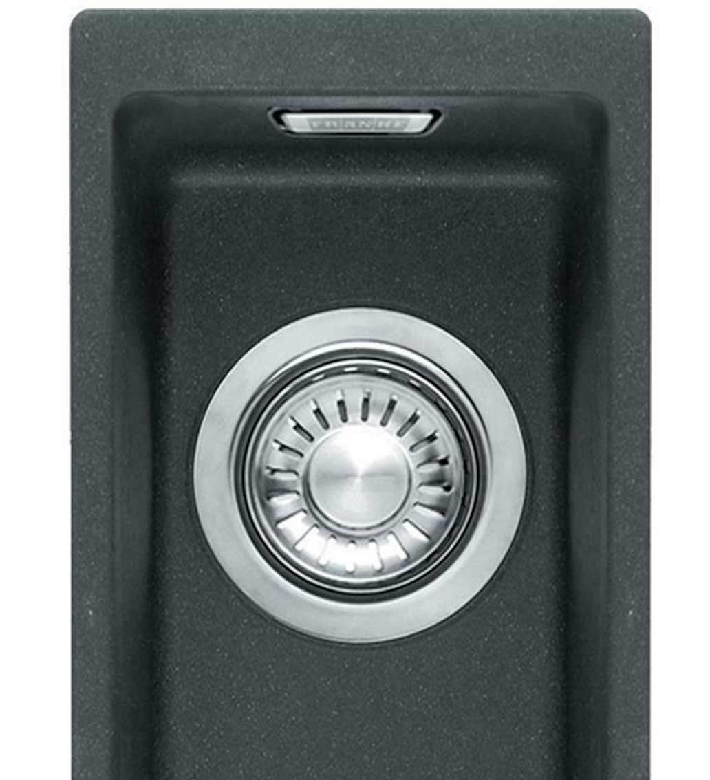 Franke Sirius SID110-16CB 1.0 Bowl Tectonite Undermount Black Kitchen Sink