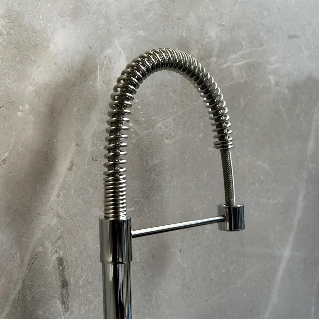 Franke Varzo Pull Out Mono Mixer Quarter Turn Twin Lever Chrome Kitchen Tap