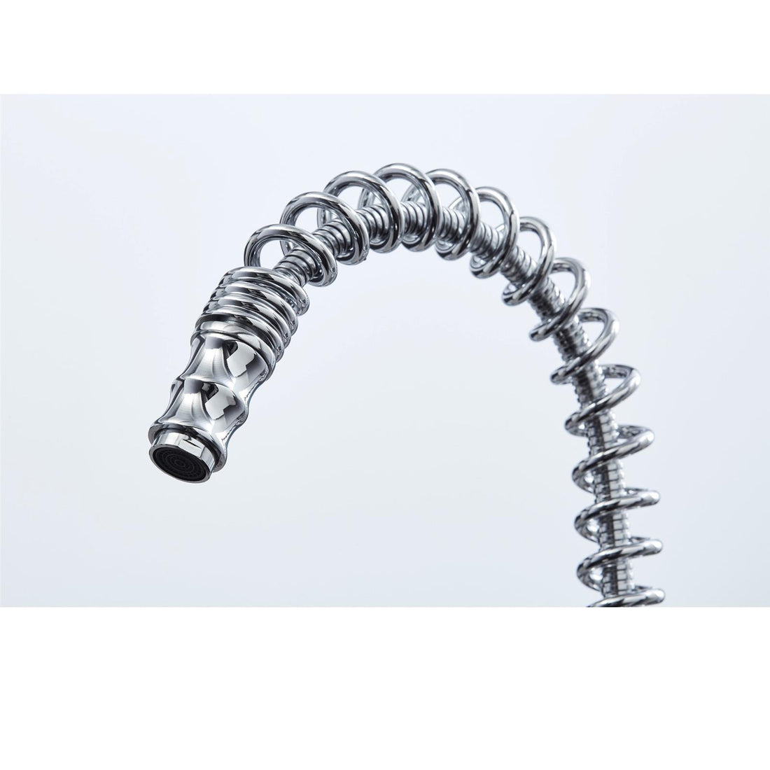 Liquida W07CH 360 Degree Swivel Spout Dual Handle Traditional Chrome Kitchen Tap