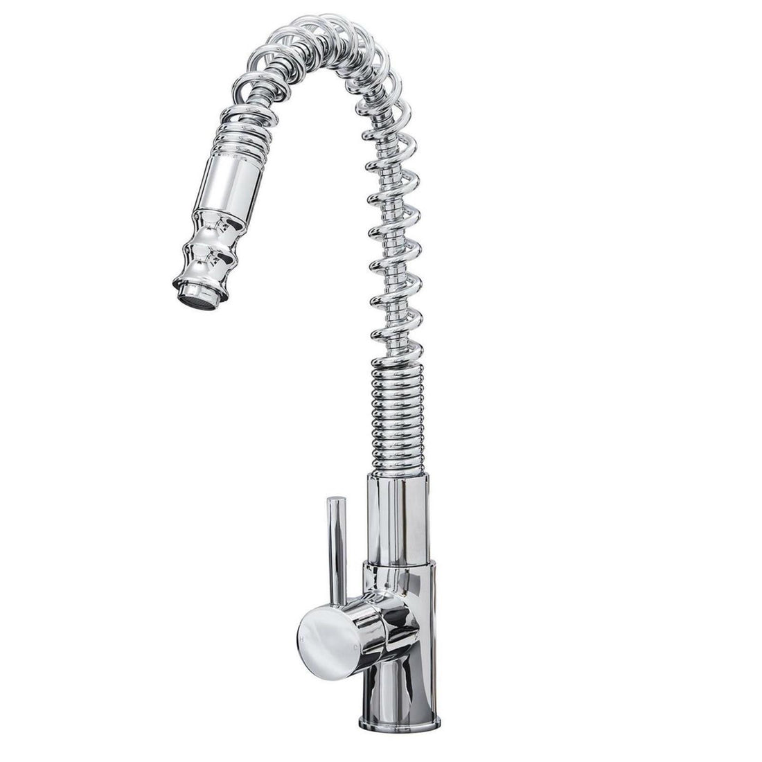 Liquida W07CH 360 Degree Swivel Spout Dual Handle Traditional Chrome Kitchen Tap