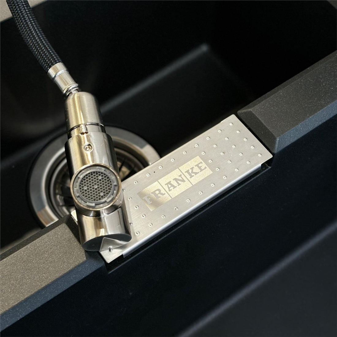 Liquida W15BN Single Lever Pull Out Spray Brushed Nickel Kitchen Mixer Tap