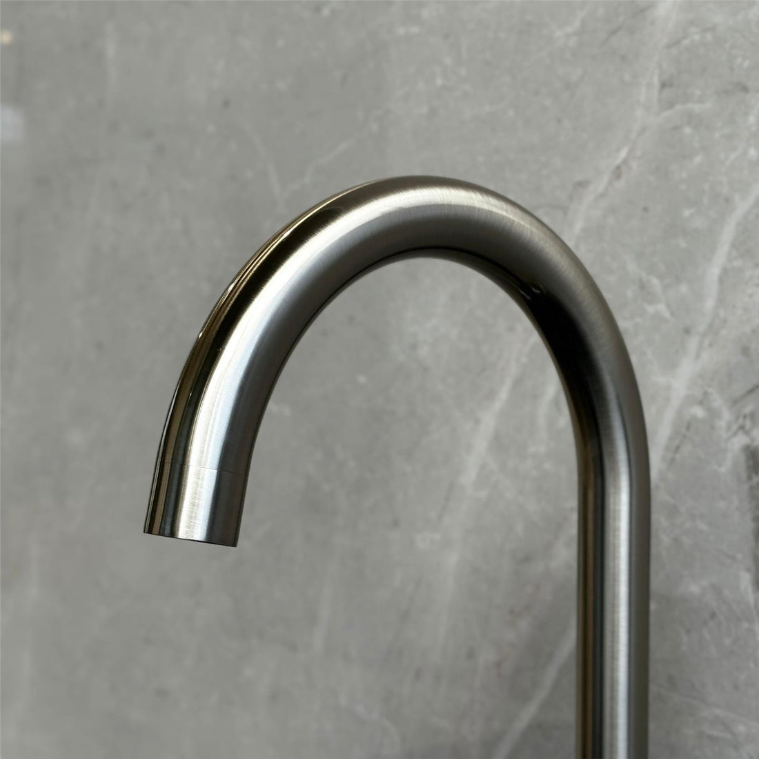 Liquida W22BN Traditional Twin Lever Swivel Brushed Nickel Kitchen Mixer Tap