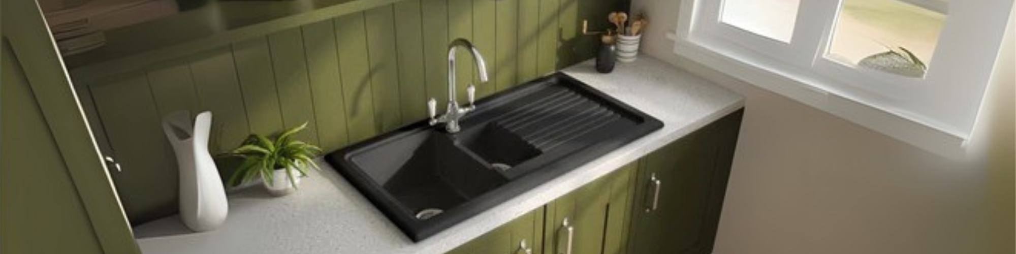 Black Ceramic Kitchen Sinks