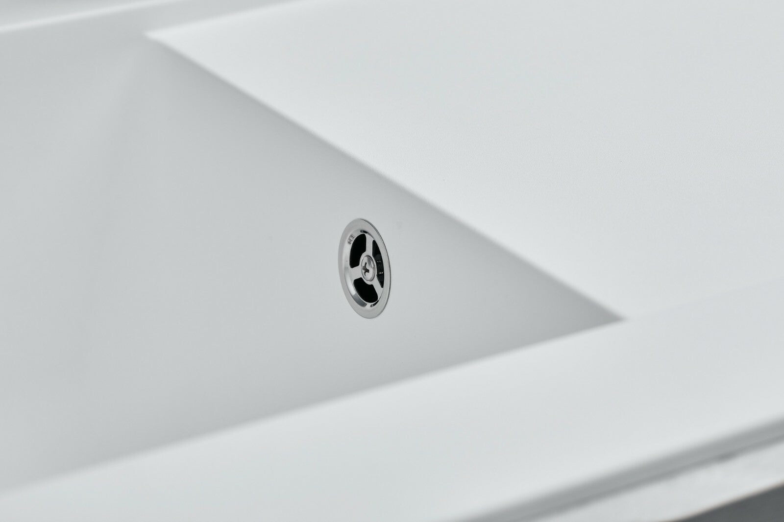 Liquida EW10WH 1.0 Bowl Composite Reversible Inset White Kitchen Sink With Waste