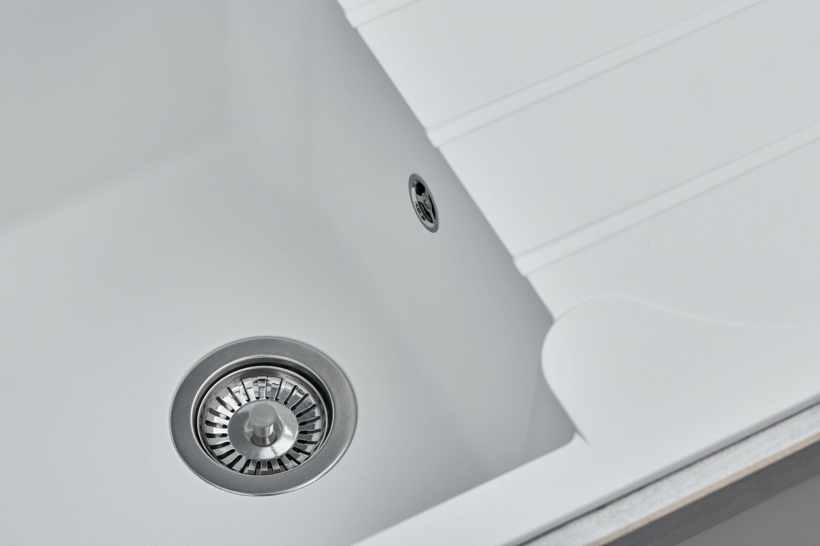 Liquida LP10WH 1.0 Bowl Composite Reversible Inset White Kitchen - GRADED