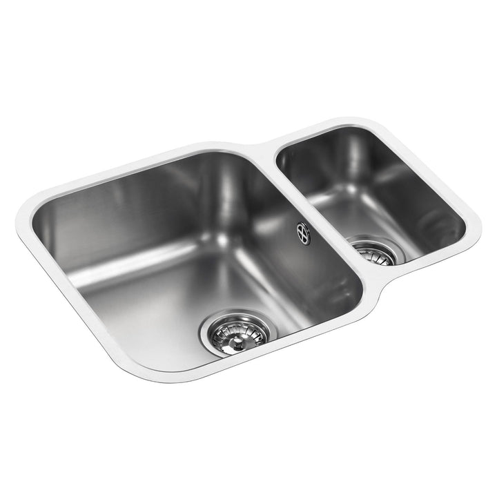 Franke Base Base 160 1.5 Bowl Undermount Stainless Steel Kitchen Sink 600x465mm