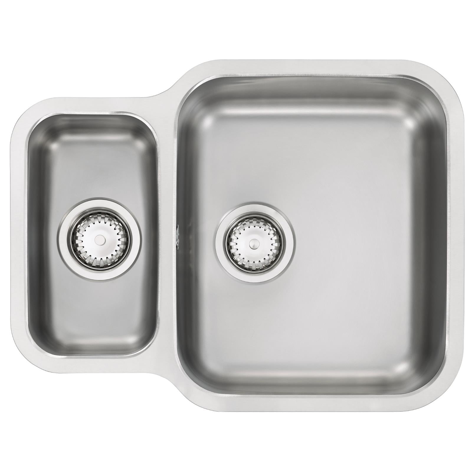 Franke Base Base 160 1.5 Bowl Undermount Stainless Steel Kitchen Sink 600x465mm