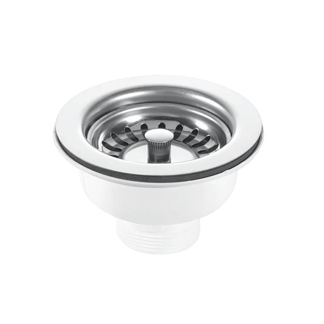 Reginox Belfast II 1.0 Bowl White Ceramic Kitchen Sink With Overflow