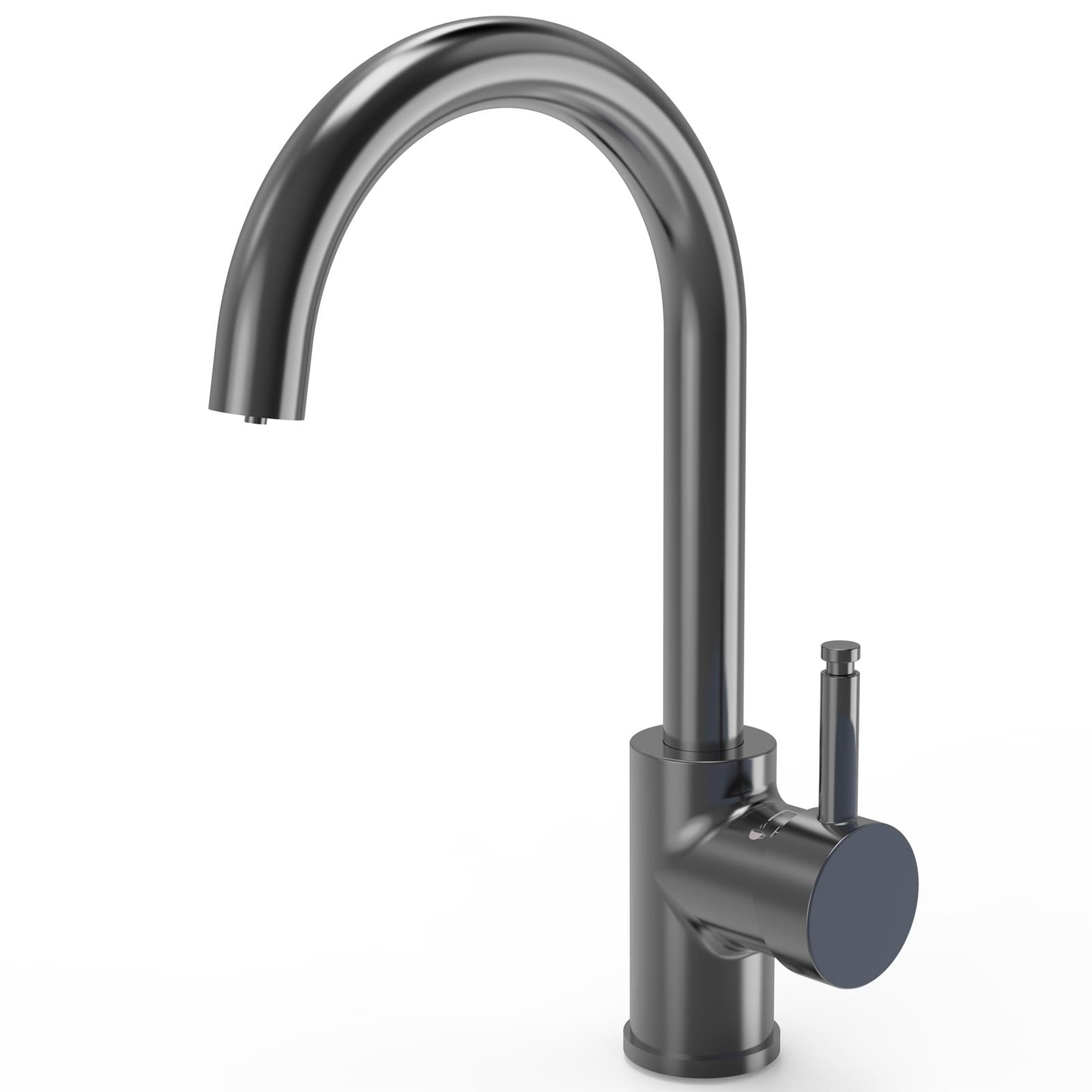 Liquida BHT311GM 3 In 1 Gun Metal Grey Kitchen Instant Boiling Hot Water Tap