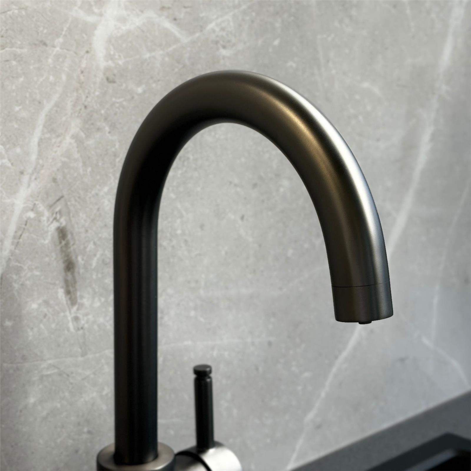 Liquida BHT311GM 3 In 1 Gun Metal Grey Kitchen Instant Boiling Hot Water Tap