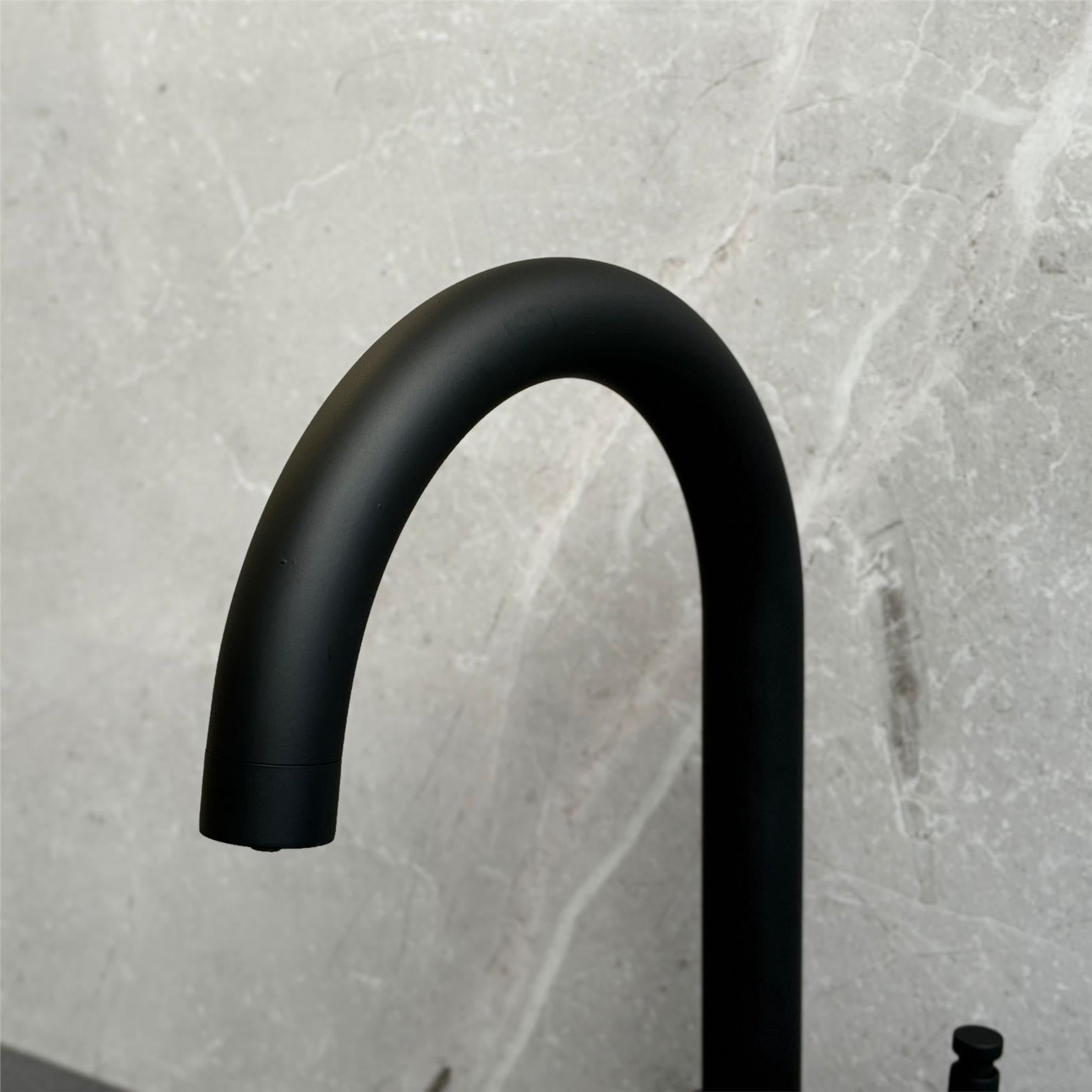 Liquida BHT311MB 3 In 1 Matt Black Kitchen Instant Boiling Hot Water Tap