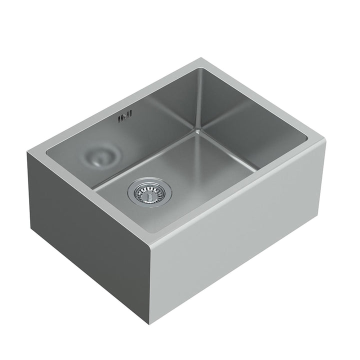Liquida BLF60SS Belfast 1.0 Bowl Stainless Steel Kitchen Sink And Waste
