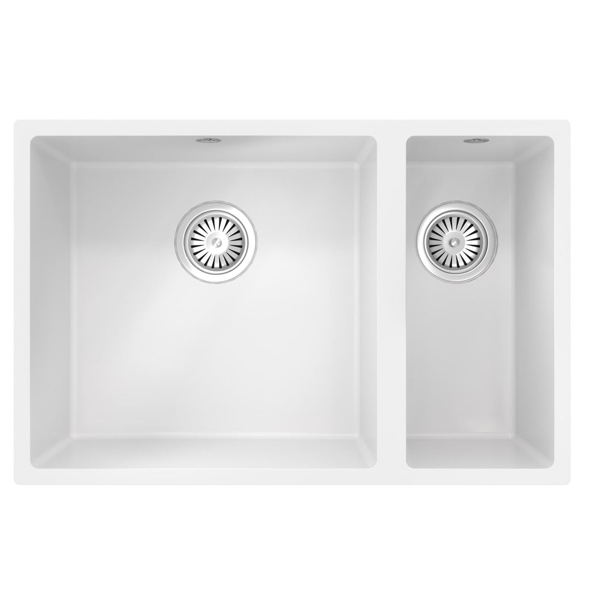 Liquida CM670MW 1.5 Bowl Comite Undermount / Inset Matt White Kitchen