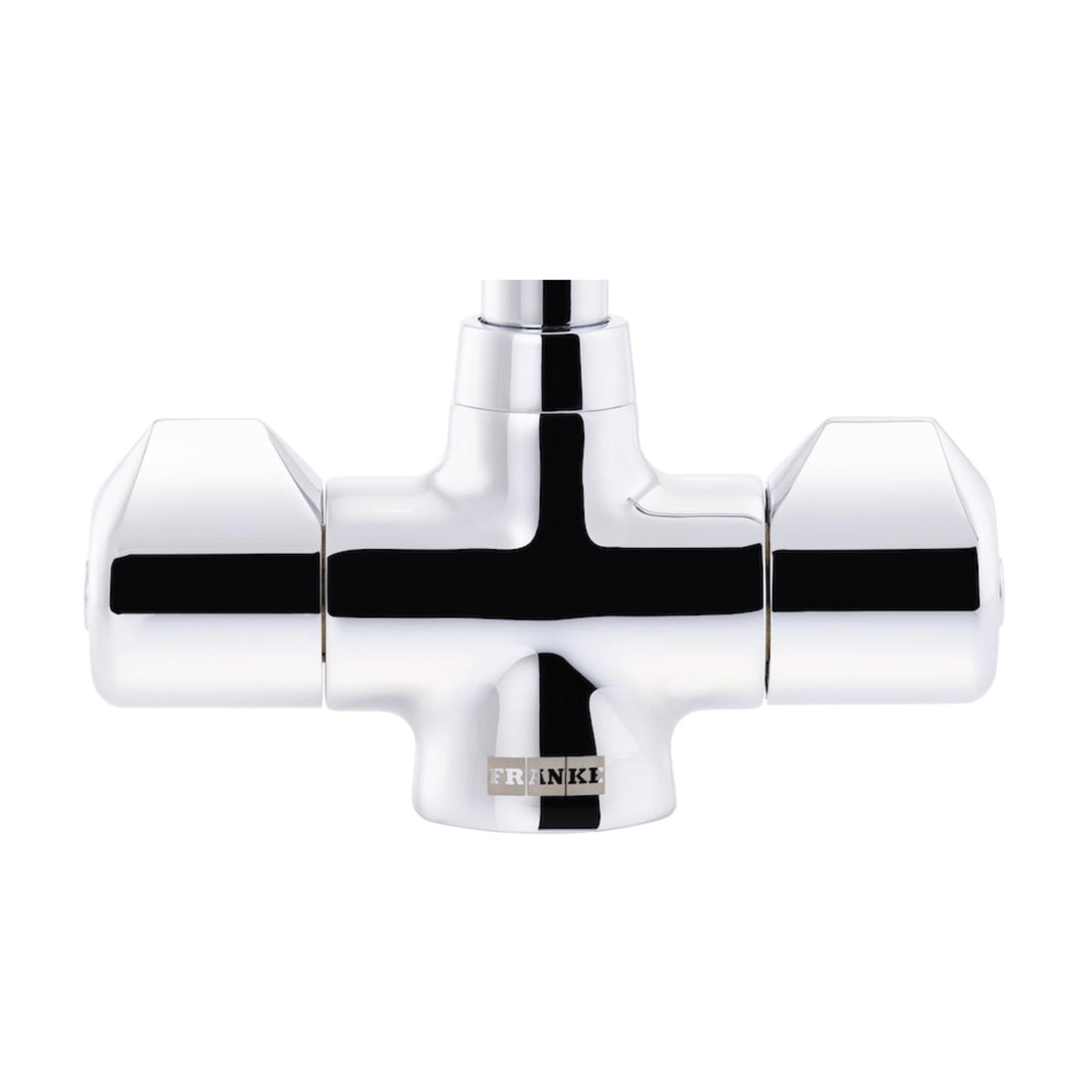 Franke Danube J Spout Traditional Twin Lever Chrome Kitchen Mixer Tap - GRADED