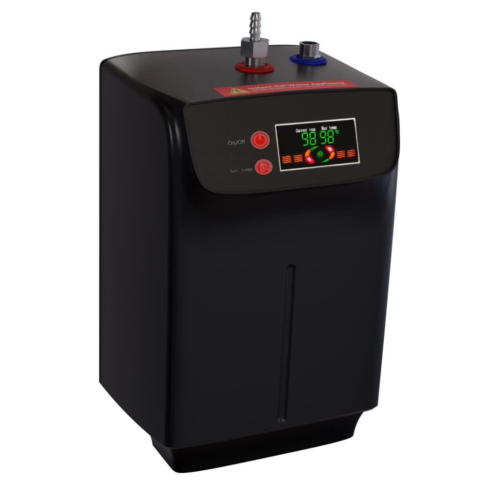 Liquida BHT311MB 3 In 1 Matt Black Kitchen Instant Boiling Hot Water Tap