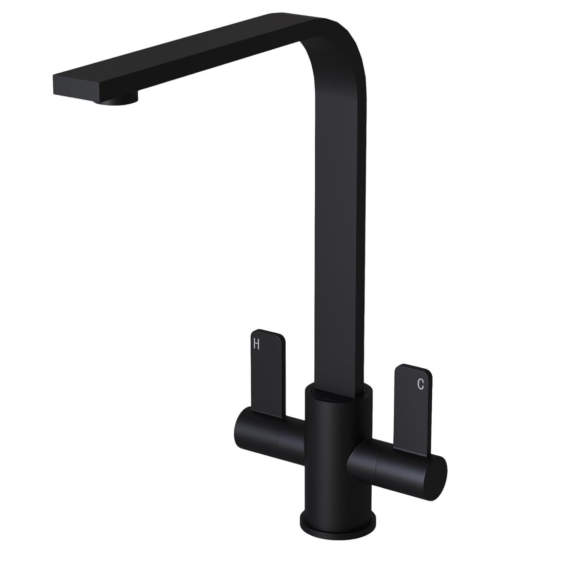 Liquida CU10BL 1.0 Bowl Black Kitchen Sink With EB403MB Black Mixer Tap