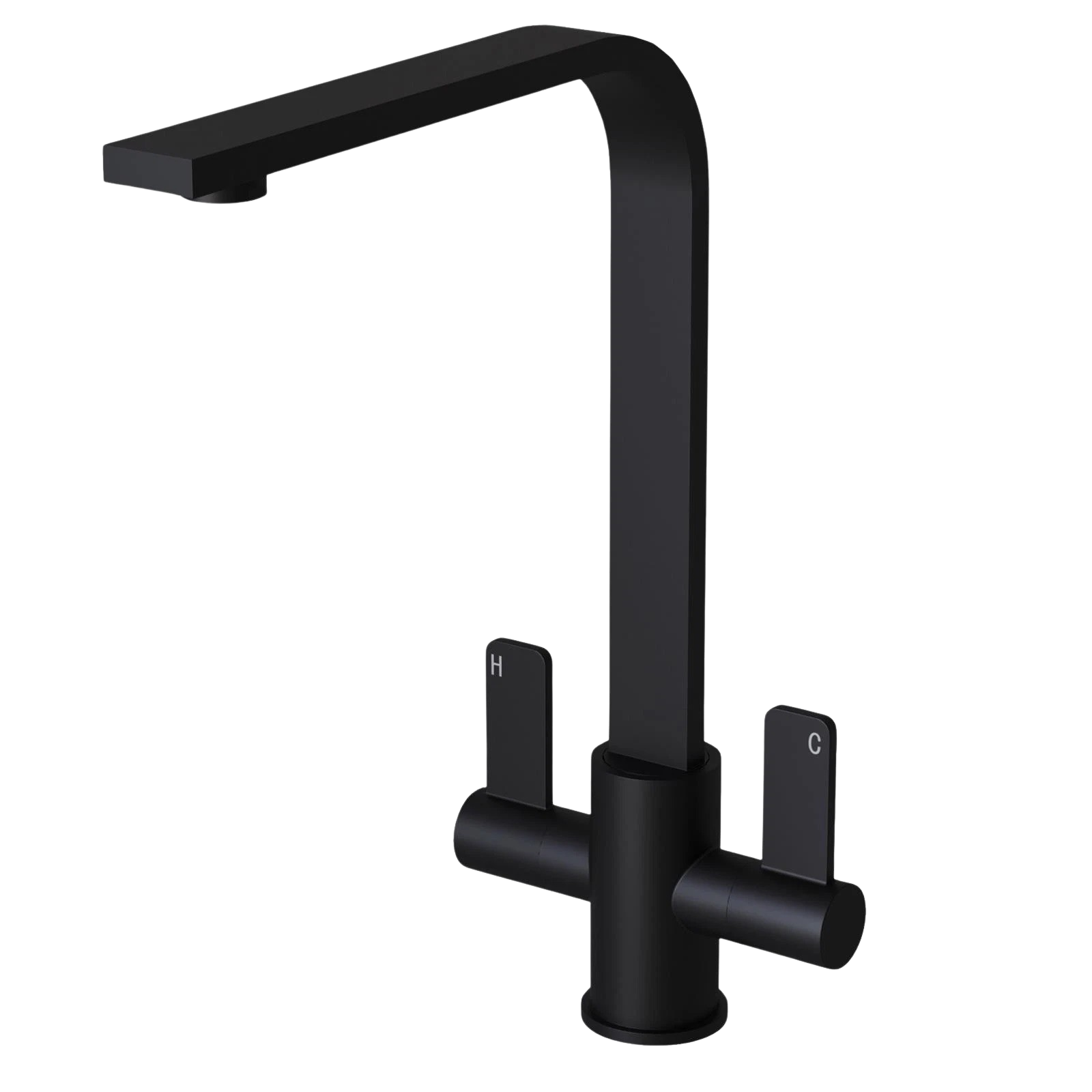 Liquida KAVL860BL 1.0 Bowl Composite Black Kitchen Sink And EB403MB Black Tap