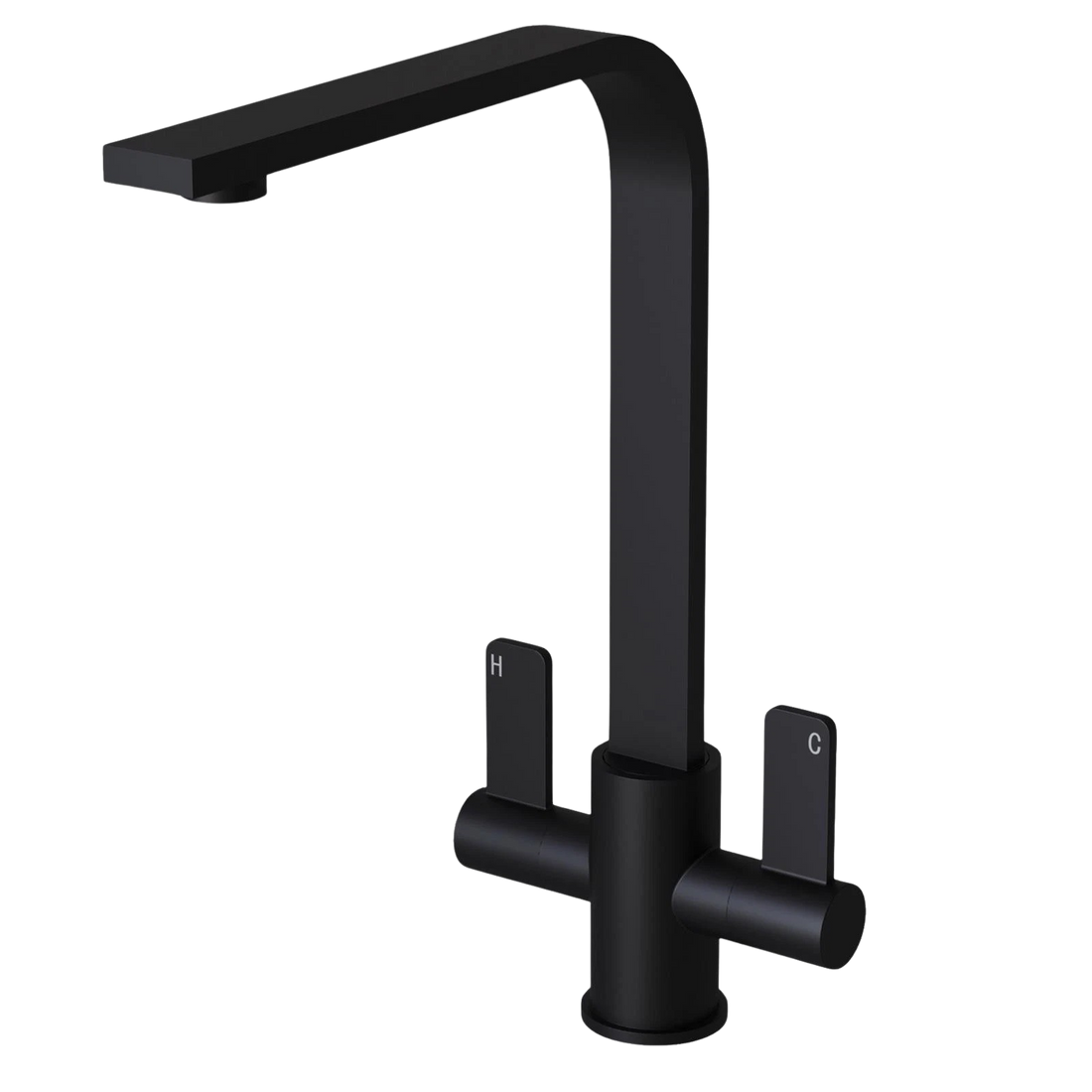 Liquida KAVL860BL 1.0 Bowl Composite Black Kitchen Sink And EB403MB Black Tap