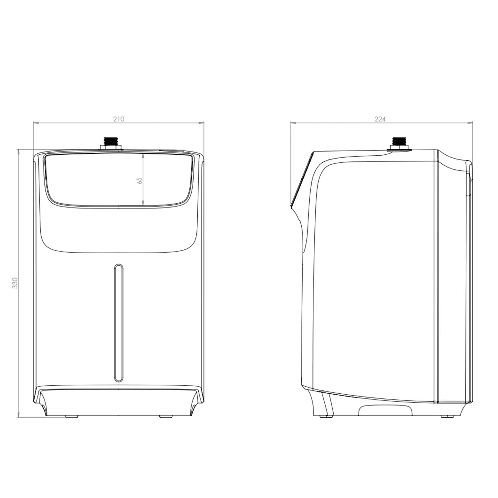 Liquida EBT411BG 4 In 1 Brushed Gold Kitchen Instant Boiling Hot Water Tap