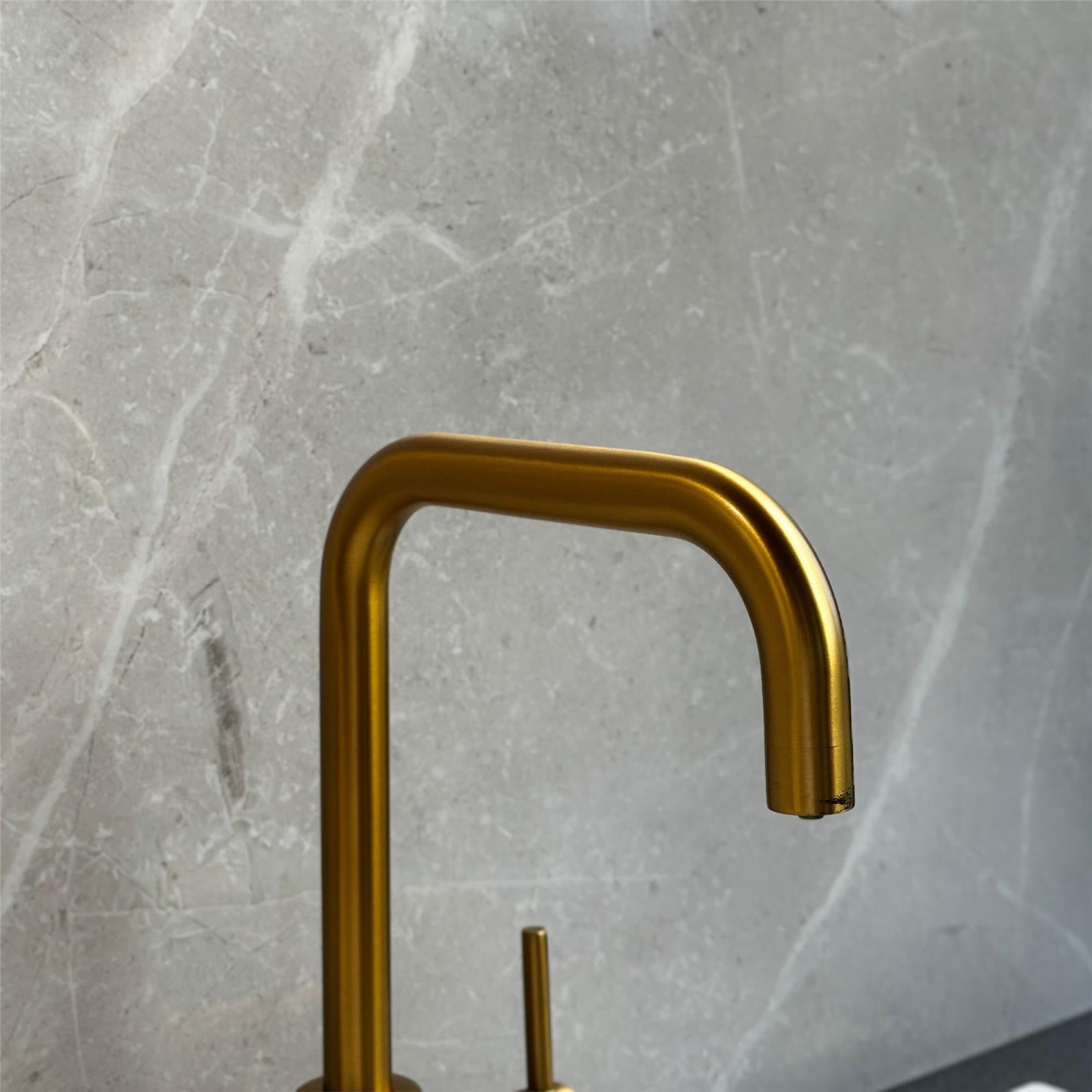 Liquida EBT311BG 3 In 1 Brushed Gold Kitchen Instant Boiling Hot Water Tap