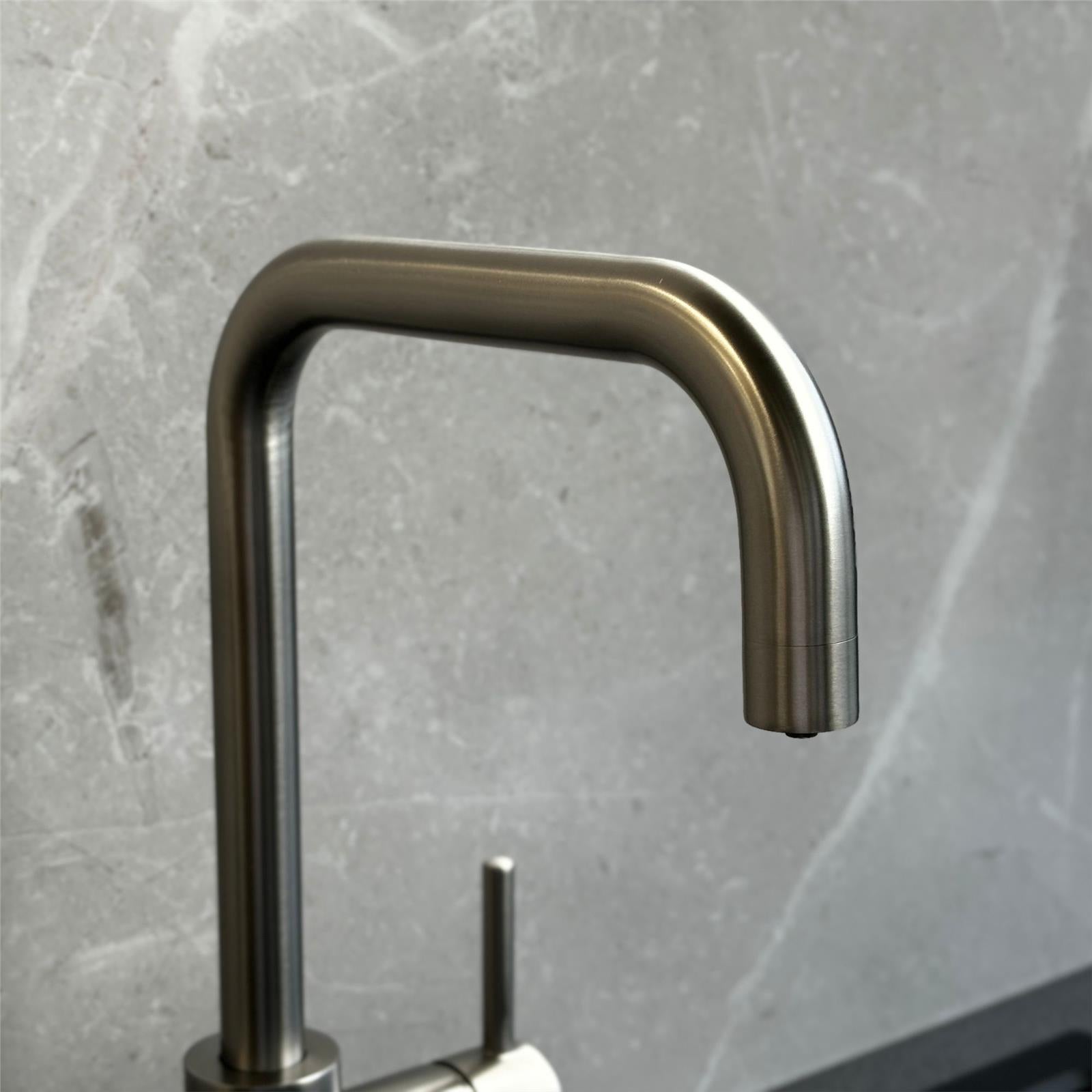 Liquida EBT311BS 3 In 1 Brushed Steel Kitchen Instant Boiling Hot Water Tap