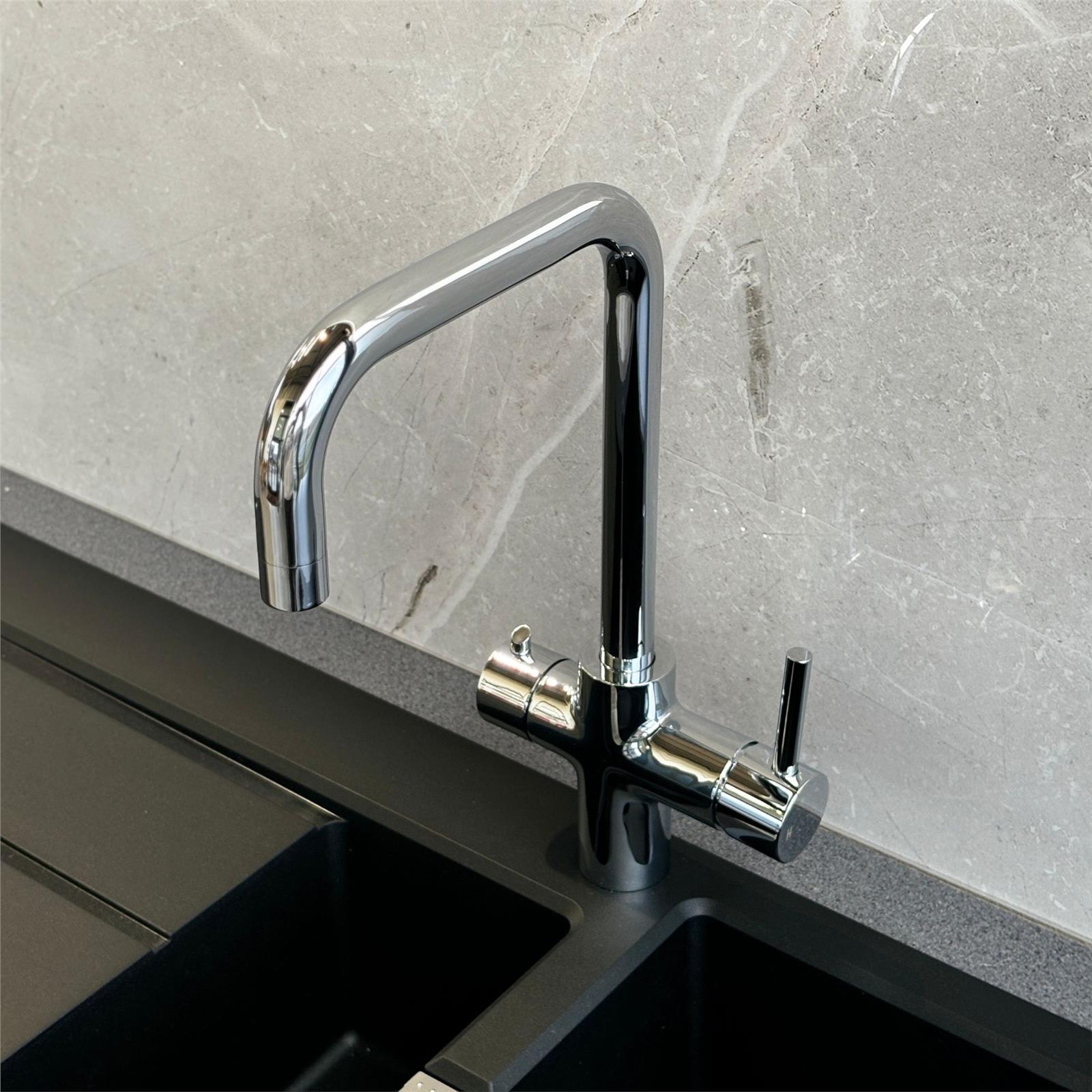 Liquida EBT311CH 3 In 1 Chrome Kitchen Instant Boiling Hot Water Tap