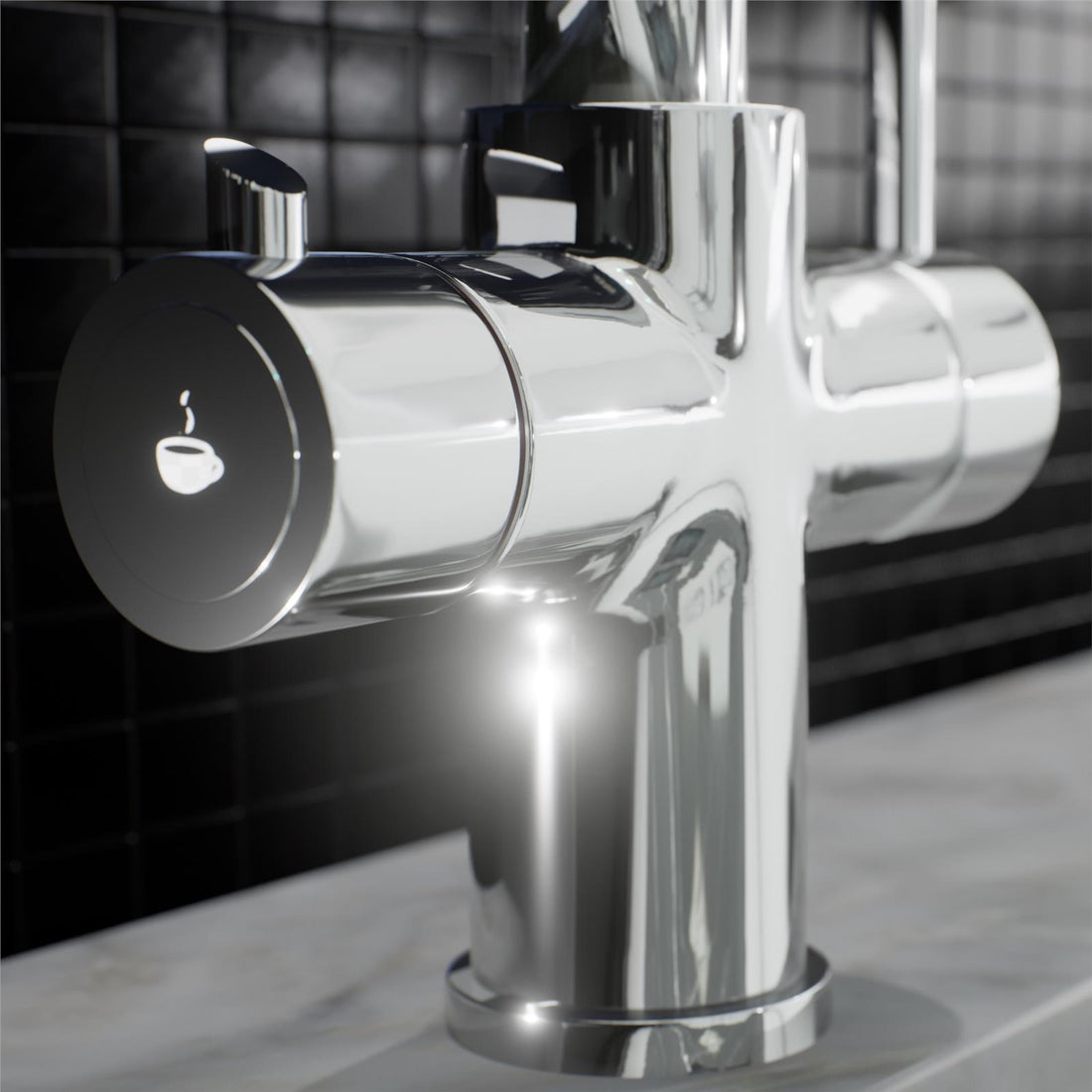 Liquida EBT311CH 3 in 1 Polished Chrome Instant Boiling Water Kitchen Tap