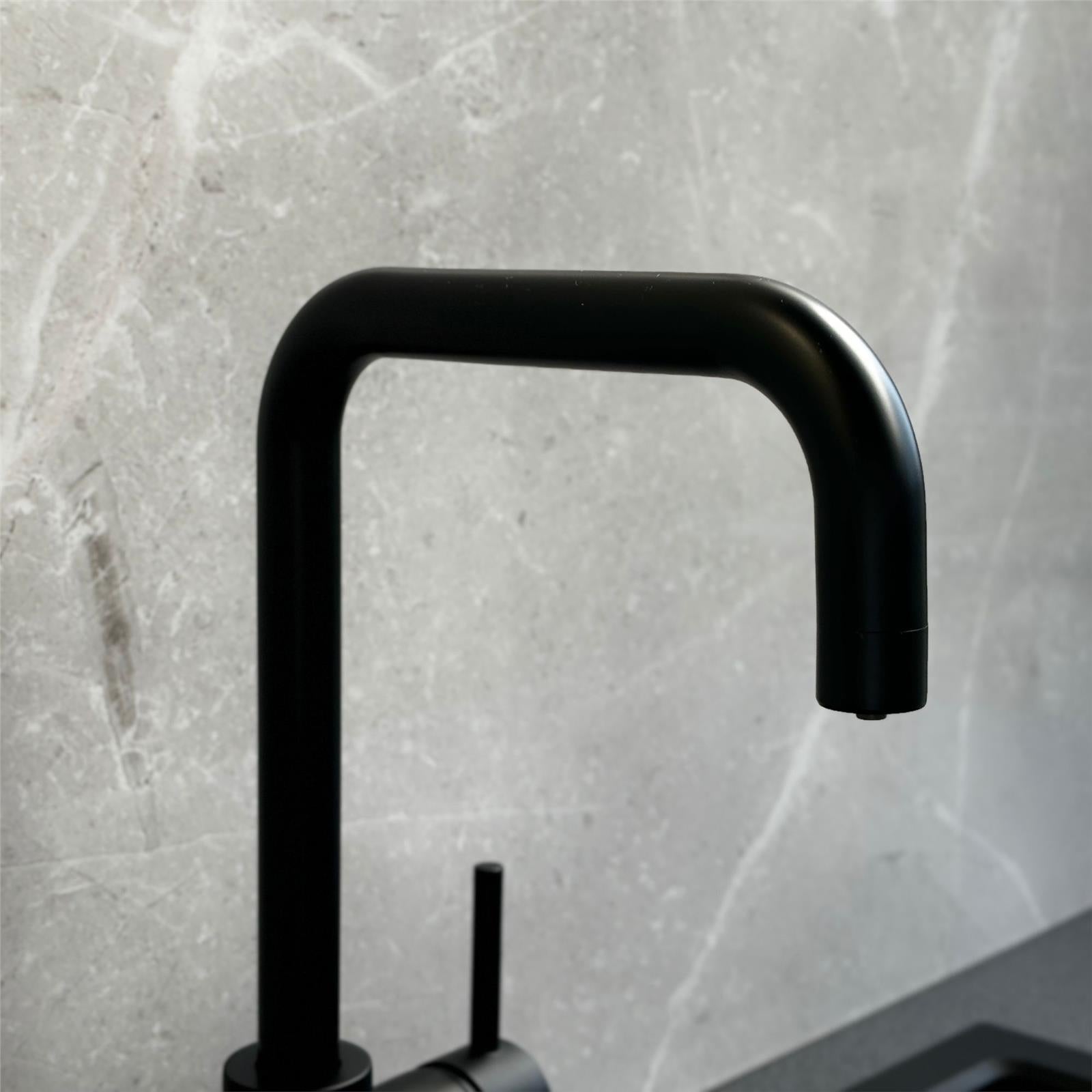Liquida EBT311MB 3 In 1 Matt Black Instant Boiling Water Kitchen Tap