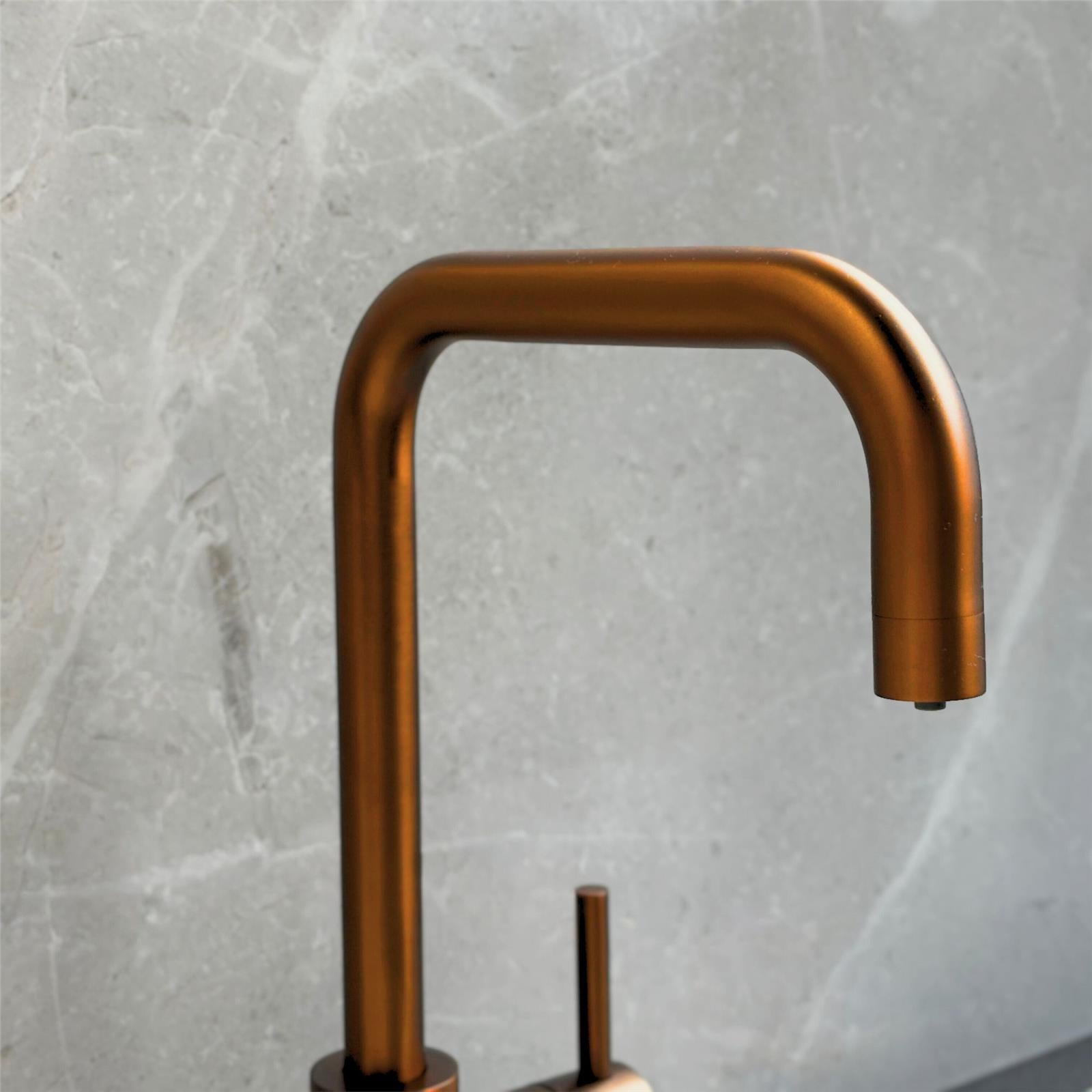 Liquida EBT311CP 3 In 1 Brushed Copper Kitchen Instant Boiling Hot Water Tap