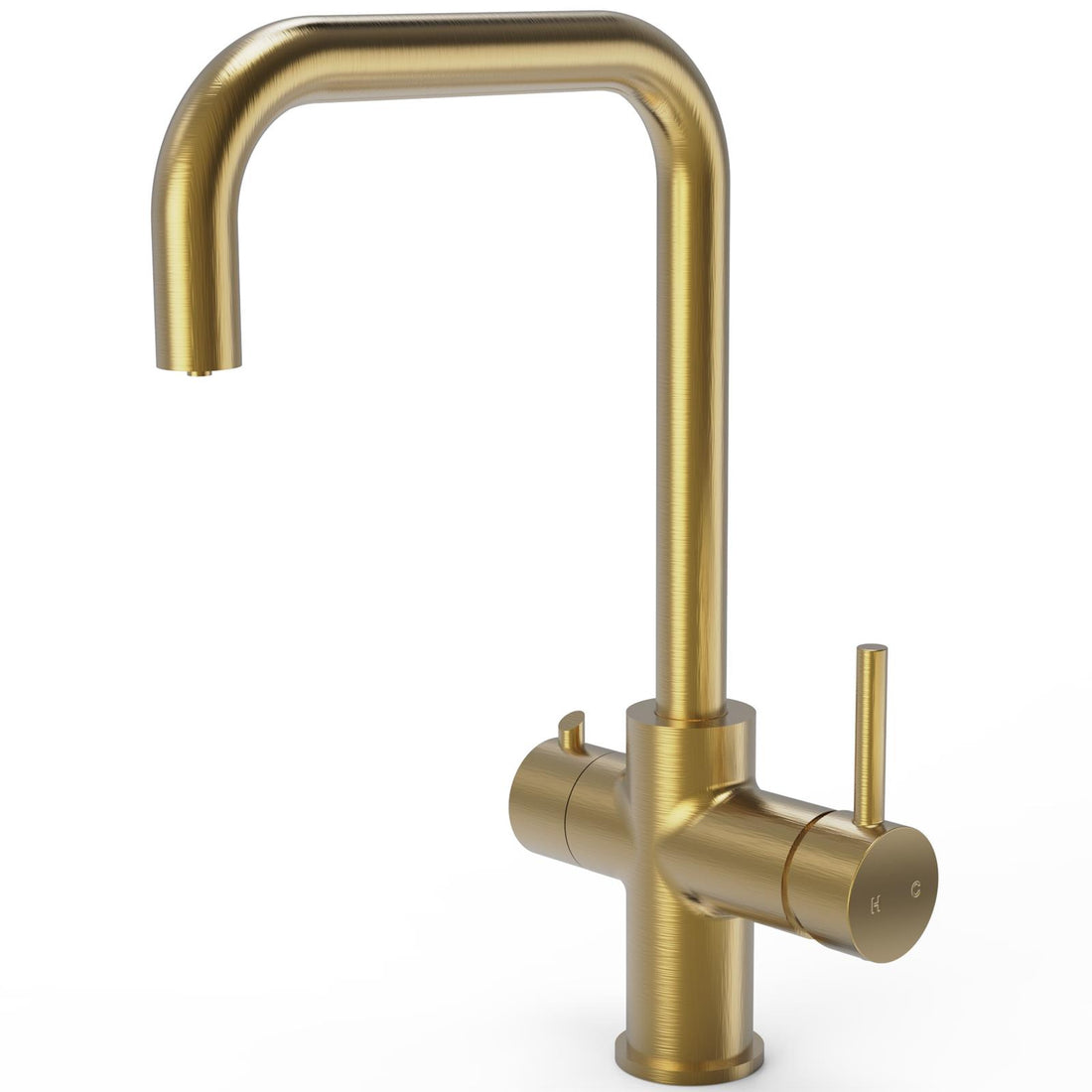 Liquida EBT411BG 4 In 1 Brushed Gold Kitchen Instant Boiling Hot Water Tap
