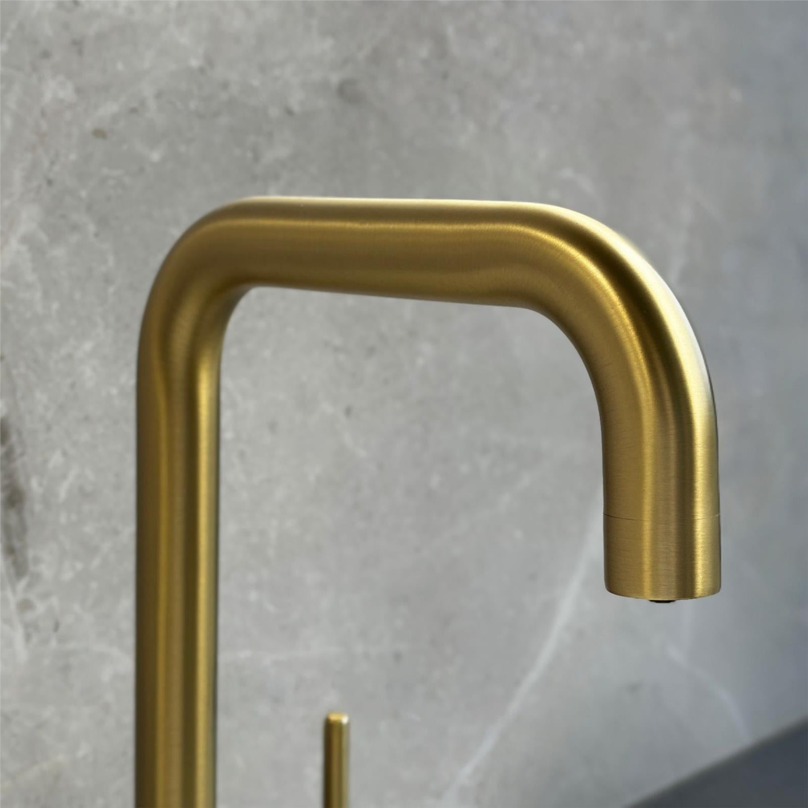 Liquida EBT411BR 4 In 1 Brushed Brass Kitchen Instant Boiling Hot Water Tap