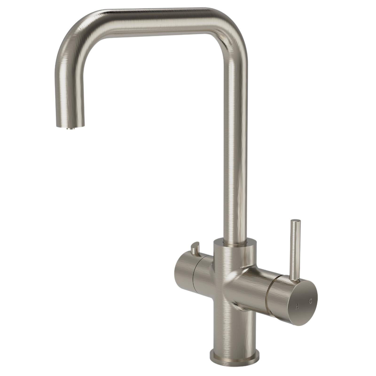 Liquida EBT411BS 4 In 1 Brushed Steel Kitchen Instant Boiling Hot Water Tap
