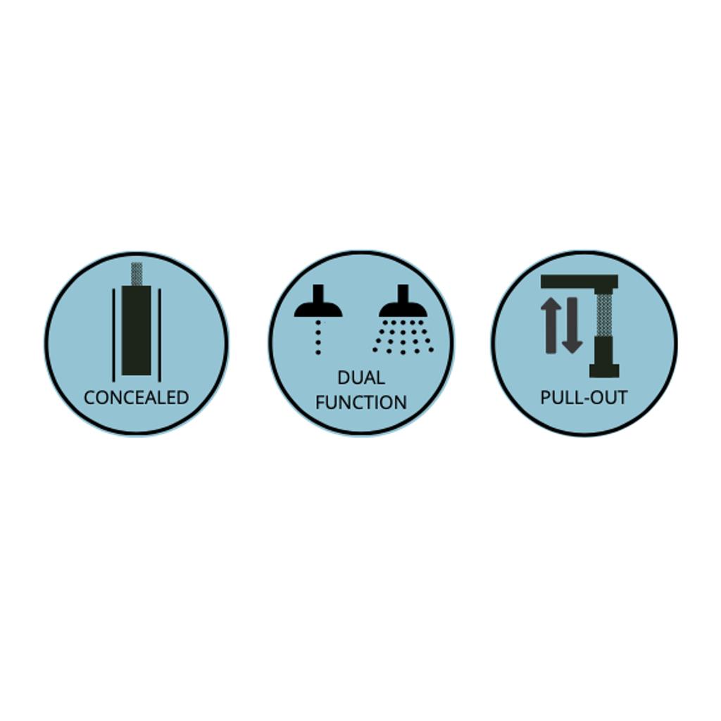 Liquida EPO11BR Single Lever Pull Out Mixer Brushed Brass Kitchen Mixer Tap