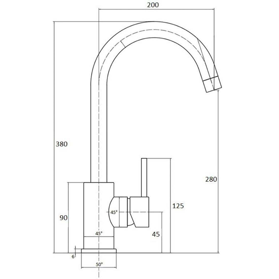 Liquida KAVL860BL 1.0 Bowl Composite Black Kitchen Sink And EPO11MB Black Tap