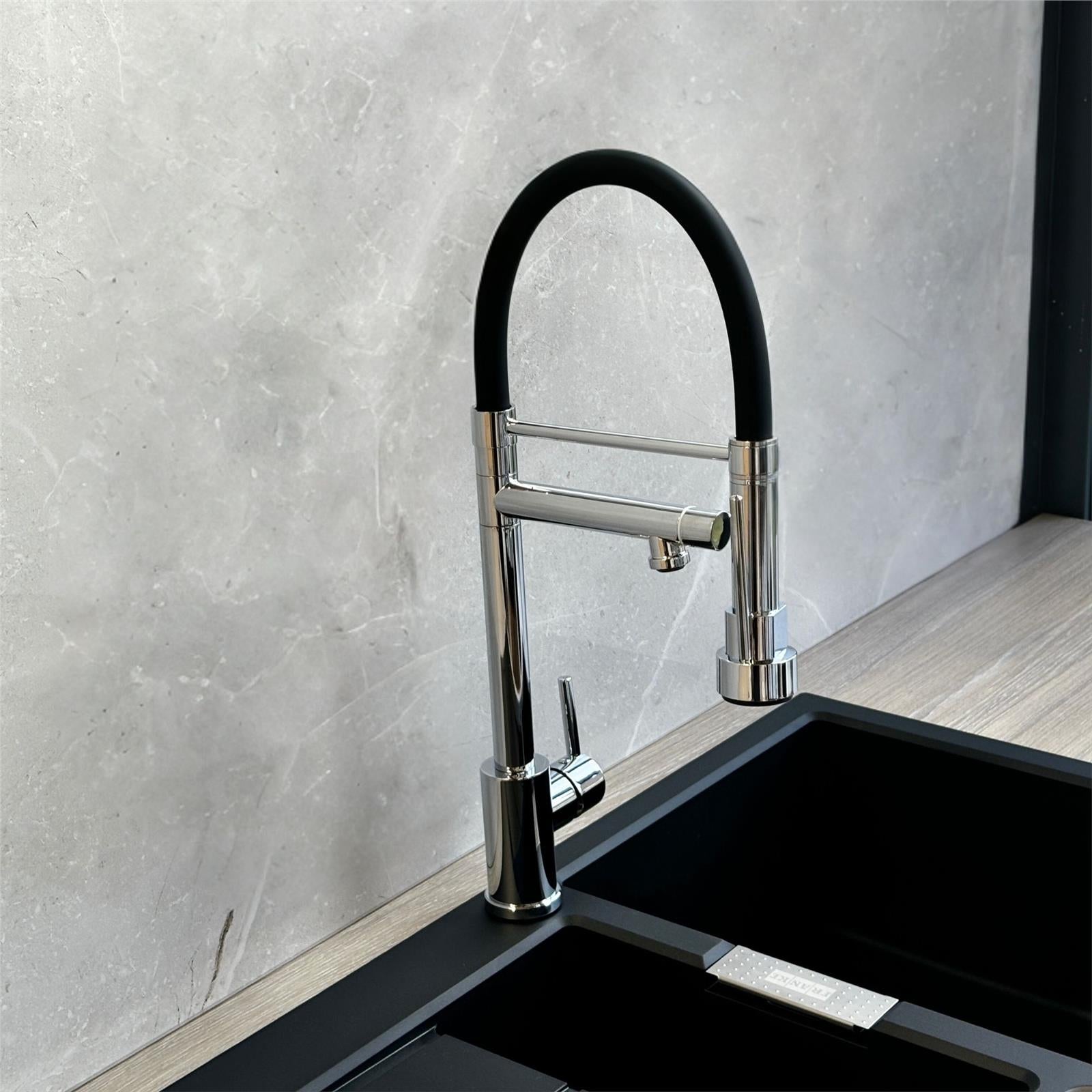 Liquida GD386CH Single Lever Multi Use Pull Out Chrome Kitchen Mixer Tap