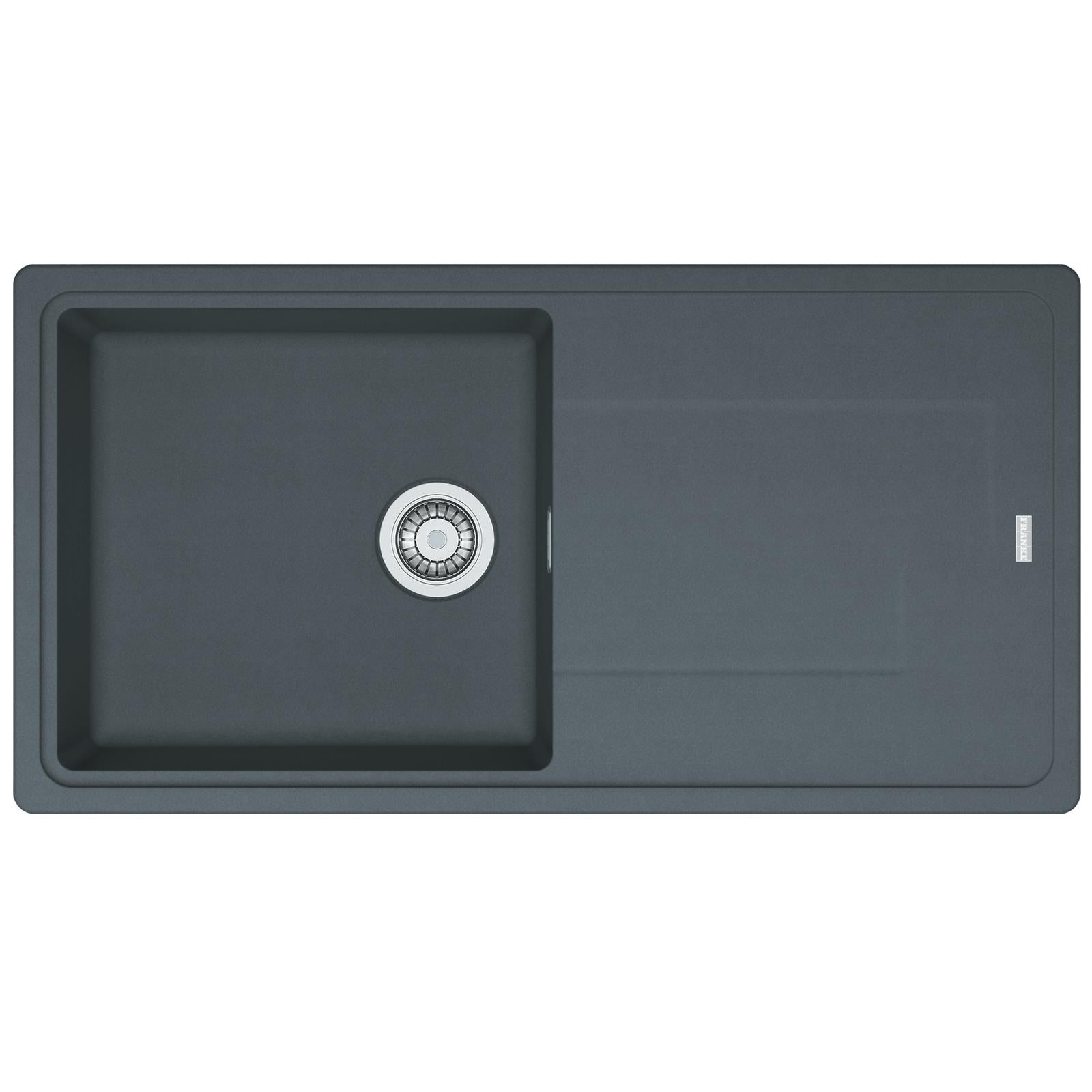 Franke Gemini GMD611GP 1.0 Bowl Tectonite Reversible Graphite Grey Kitchen Sink