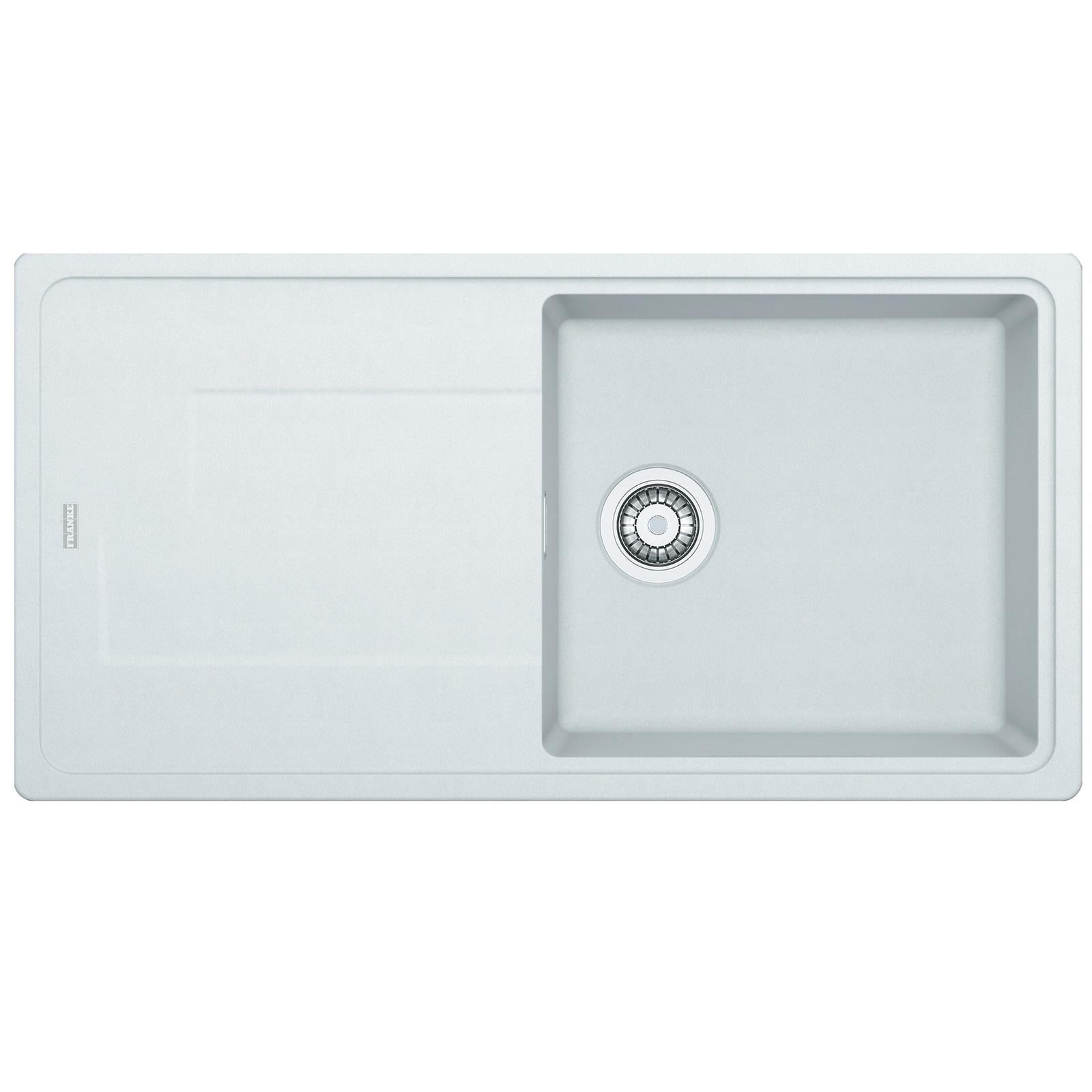 Franke Gemini GMD611PW 1.0 Bowl Tectonite Reversible White Kitchen Sink