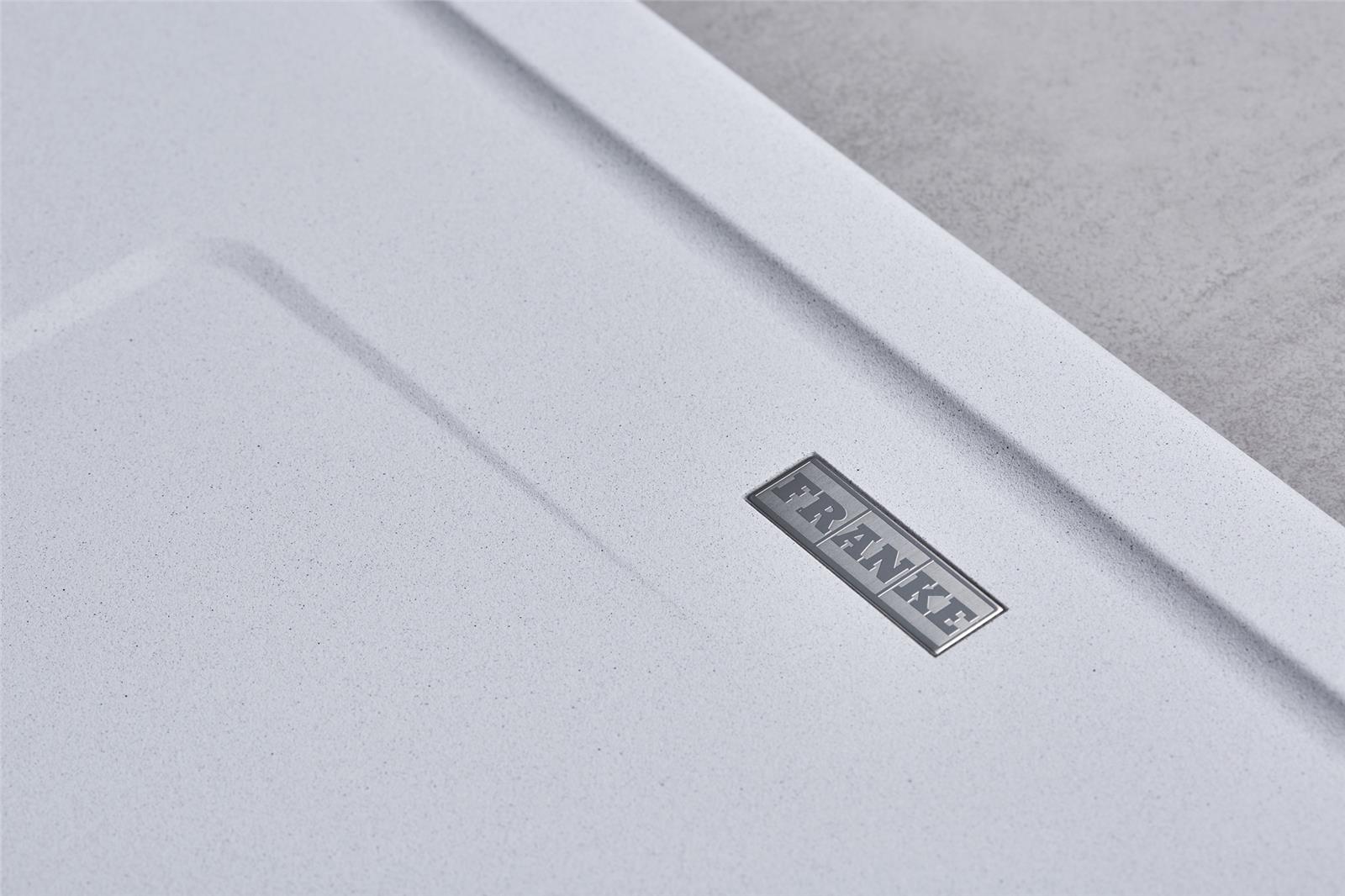 Franke Gemini GMD611PW 1.0 Bowl Tectonite Reversible White Kitchen Sink