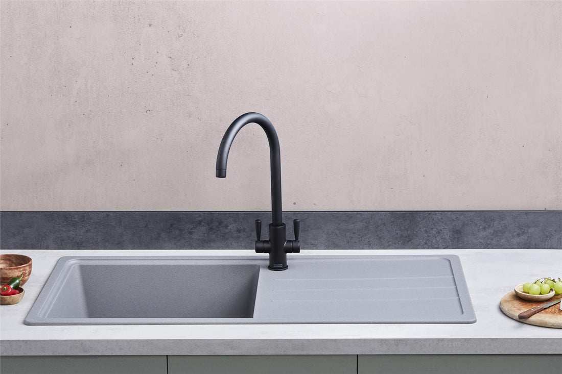Franke Junos JSD611-97UG 1.0 Bowl Tectonite Grey Kitchen Sink - GRADED