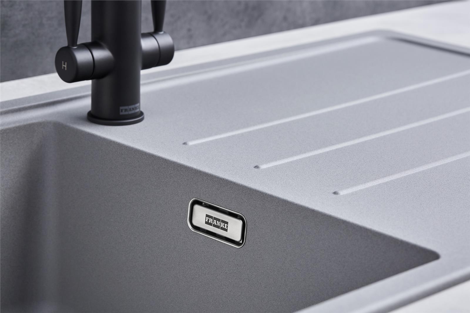 Franke Junos JSD611-97UG 1.0 Bowl Tectonite Grey Kitchen Sink - GRADED