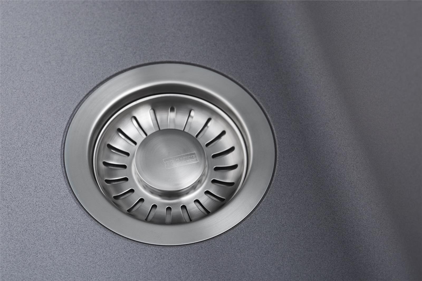 Franke Junos JSD611-97UG 1.0 Bowl Tectonite Reversible Inset Grey Kitchen Sink